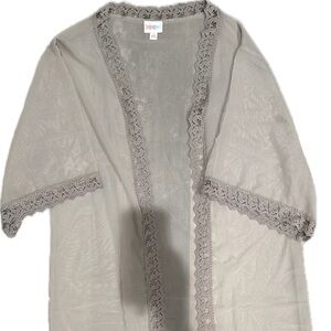 Lularoe Small Gray Lacie Monroe Coverup